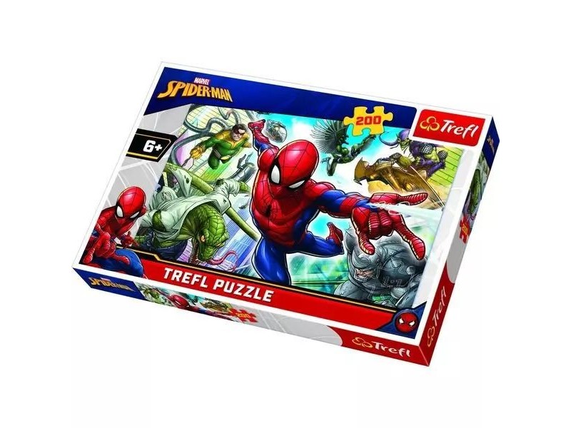 Trefl Marvel Pókember 200 db puzzle, 48×34 cm