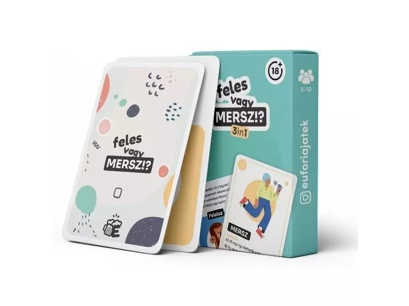 Feles vagy Mersz?! – party társasjáték doboz