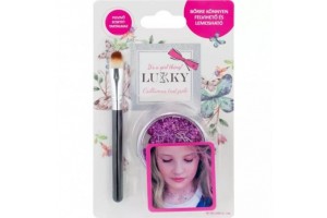 Lukky csillámos testzselé - lila