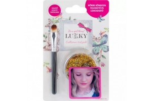 Lukky csillámos testzselé - arany