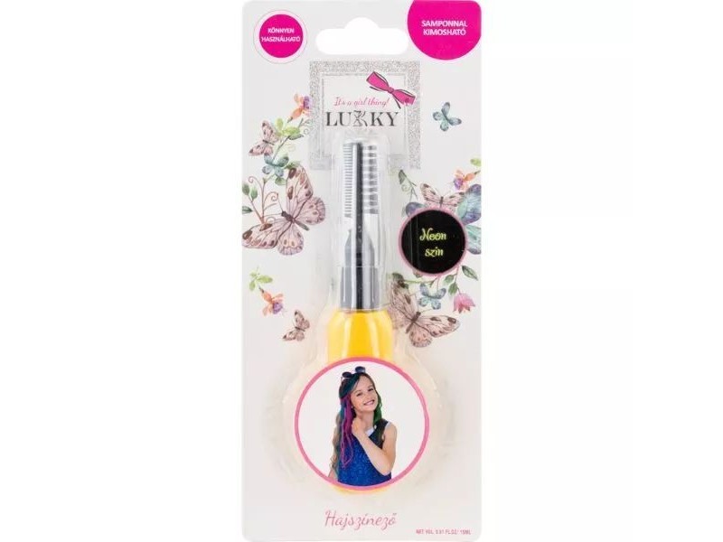 Lukky hajszínező - neon sárga, vízbázisú