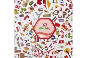 Matchify Utazás – Párosító kártyajáték fém dobozban