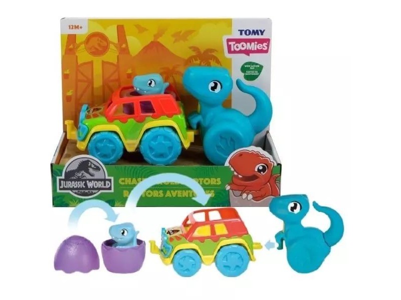 Tomy Toomies Jurassic World dínó járgány
