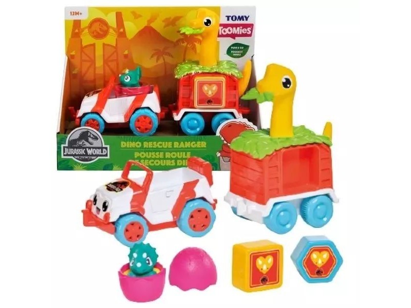Tomy Toomies Jurassic World dínó mentőosztag - játék