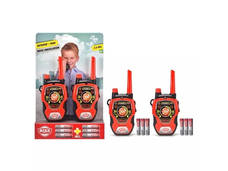 Dickie piros walkie-talkie - gyerek adóvevő