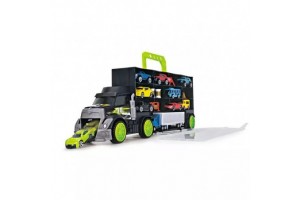 Dickie autószállító kamion 4 kisautóval