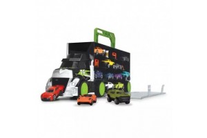 Dickie autószállító kamion 4 kisautóval