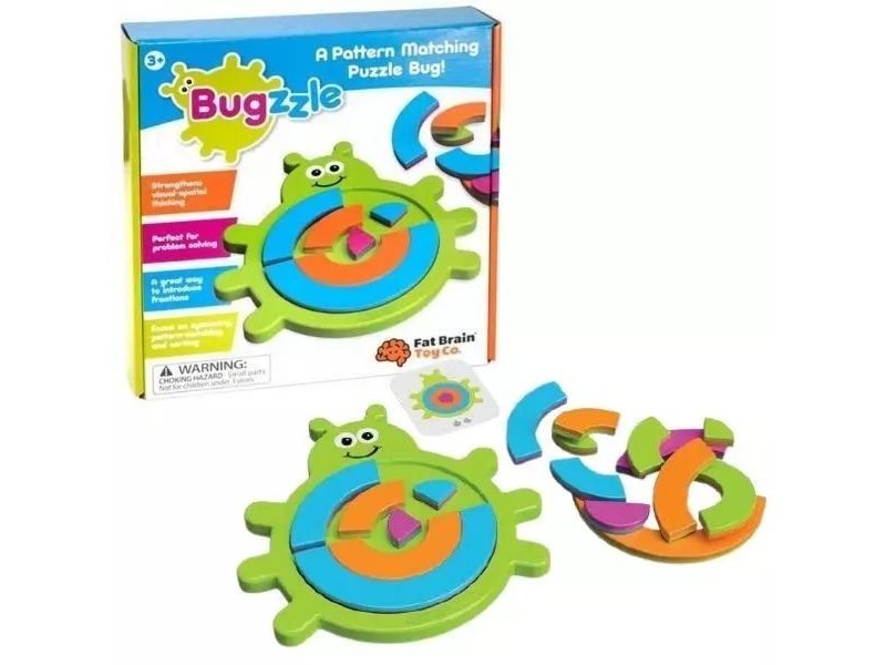 Fat Brain Toys Bogárka kirakós - 18 elem, 40 kártya