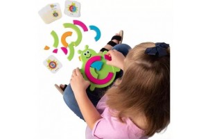 Fat Brain Toys Bogárka kirakós - 18 elem, 40 kártya