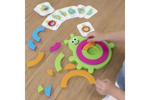 Fat Brain Toys Bogárka kirakós - 18 elem, 40 kártya