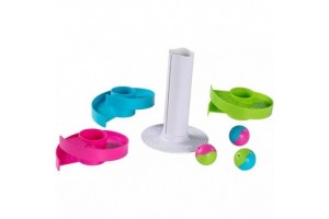 Fat Brain Toys spiráltorony — csörgő labda bébijáték