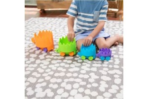 Fat Brain Toys: Rejtőzködő sünik - színes, pakolható