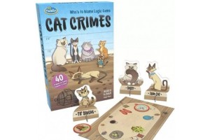 ThinkFun Cat Crimes – Zsivány cicák doboz és kártyák