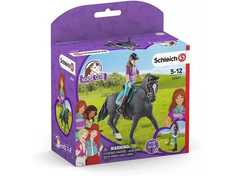 Schleich Lisa és Vihar kézzel festett ló és lovas 42541