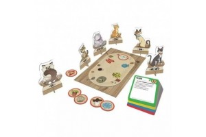 ThinkFun Cat Crimes – Zsivány cicák doboz és kártyák