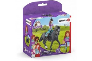 Schleich Lisa és Vihar kézzel festett ló és lovas 42541