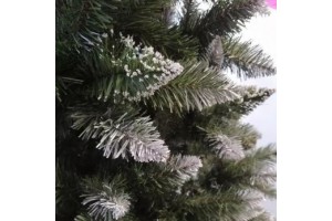 Diamond műfenyő 220 cm, sötétzöld (havas)