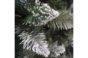 Diamond műfenyő 220 cm, sötétzöld (havas)