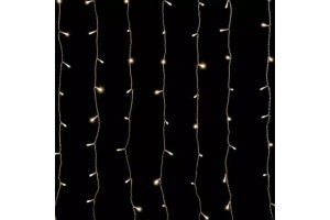 Dekortrend LED fényfüggöny 1,2x1,2 m, 143 LED, meleg fehér