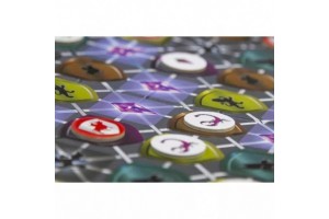 Castle of Mind Wyvern társasjáték - doboz és játékelemek