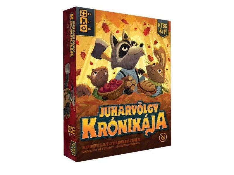 Juharvölgy krónikája társasjáték - doboz és játékelemek