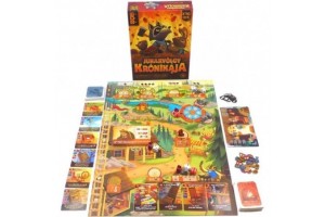 Juharvölgy krónikája társasjáték - doboz és játékelemek