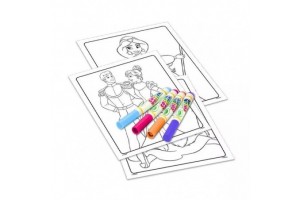 Crayola Color Wonder – Disney-hercegnők kifestő, 18 oldal