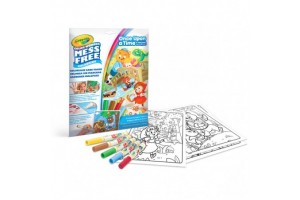 Crayola Color Wonder – Meseország maszatmentes kifestő, 5 filctoll