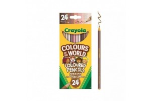Crayola 24 db bőrszín ceruza készlet