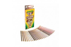 Crayola 24 db bőrszín ceruza készlet