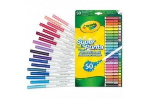 Crayola lemosható filctoll készlet — 50 szín