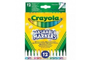 Crayola lemosható filctoll készlet – 12 db