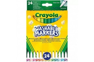 Crayola lemosható filctoll készlet - 24 db