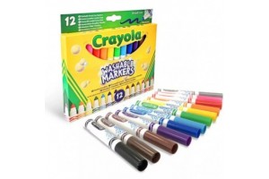 Crayola lemosható filctoll készlet – 12 db