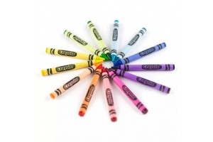 Crayola - 64 db zsírkréta, élénk színek