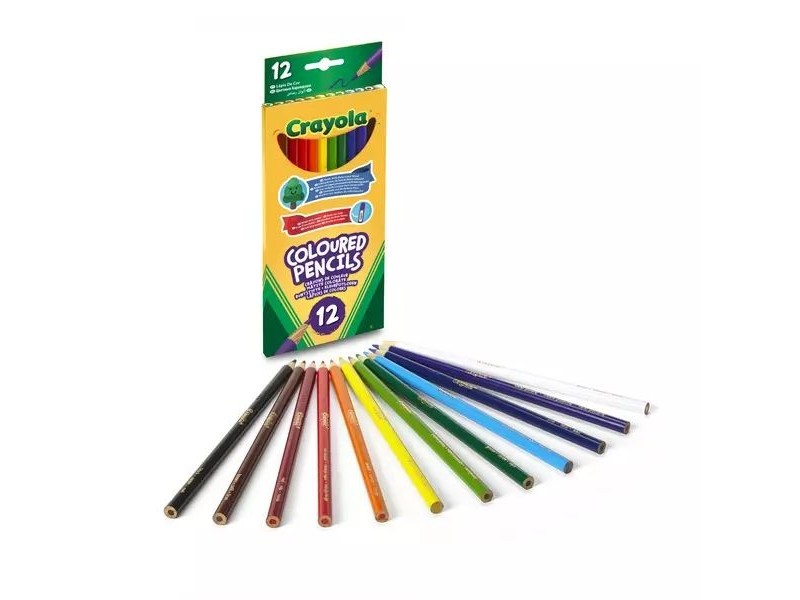 Crayola 12 db színes ceruza – előre hegyezett