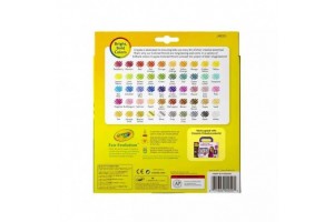 Crayola 50 színes ceruza - előre hegyezett, puha hegy
