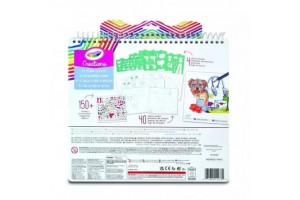 Crayola Creations Állati divat matricás rajzkészlet