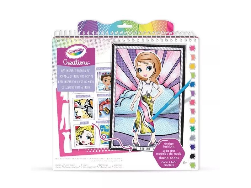 Crayola Creations – Művészet a divatban rajzkészlet