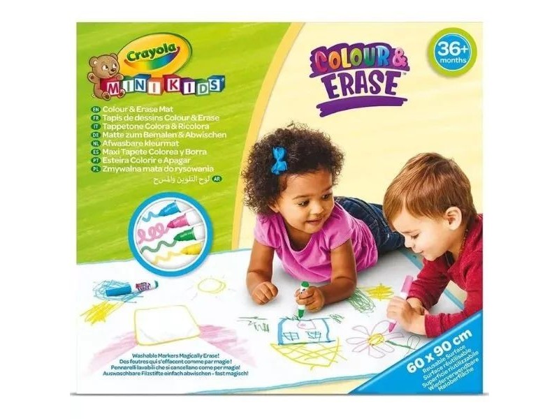Crayola Colour POP! rajzszőnyeg 60x90 cm - 4 filctoll