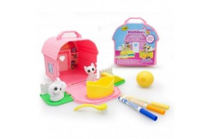 Crayola Washimals - Játék a parkban szett (cica és kutya)