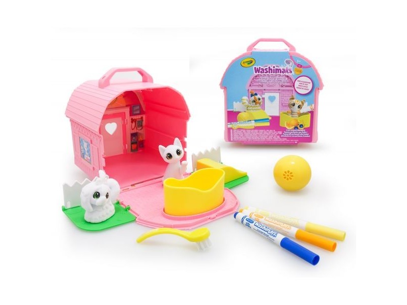 Crayola Washimals - Játék a parkban szett (cica és kutya)