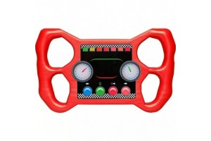 Piros műanyag verseny kormány játszóvárhoz