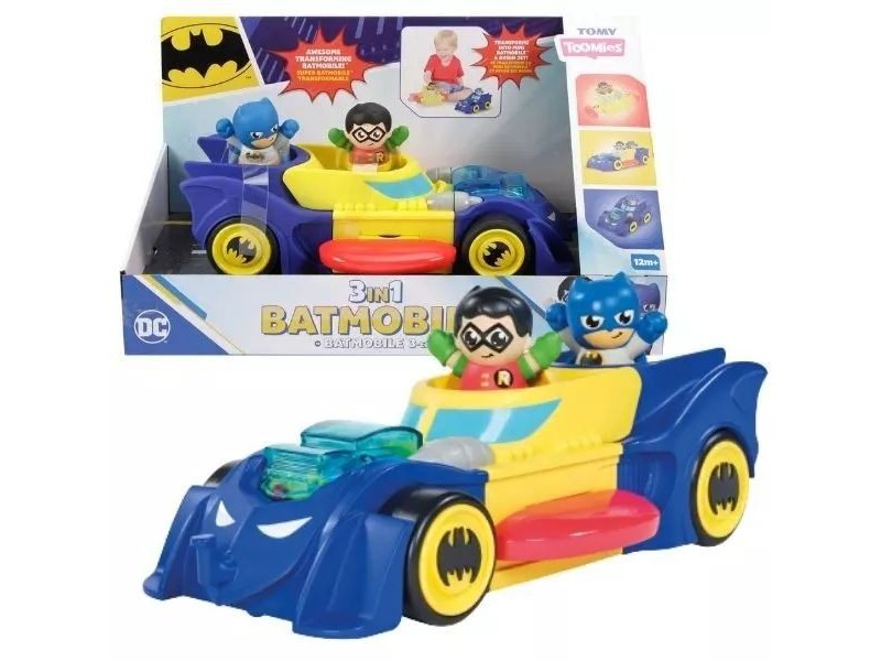 Tomy Toomies Batmobil fürdőjáték Batman és Robin