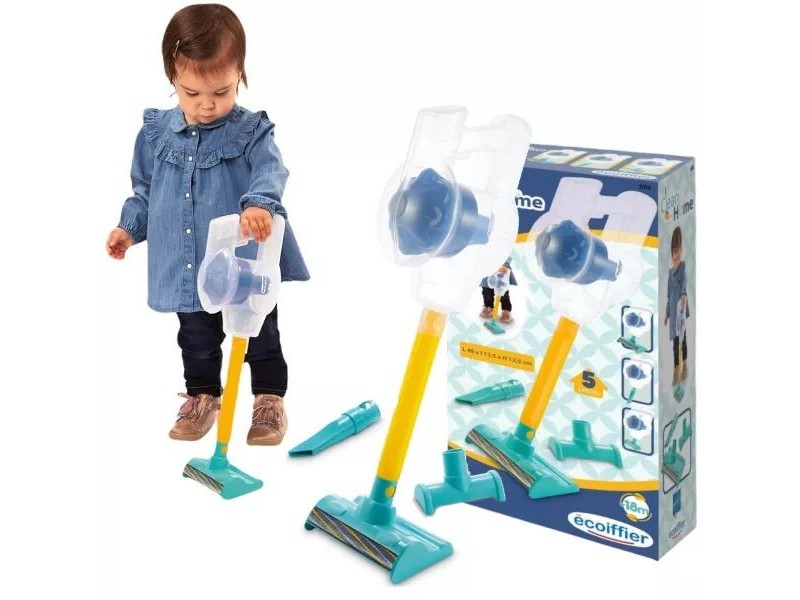 Ecoiffier kézi morzsaporszívó – 3 cserélhető fej