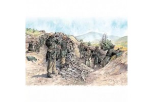 Italeri 1:72 - német ejtőernyősök trópusi egyenruhában, 48 db