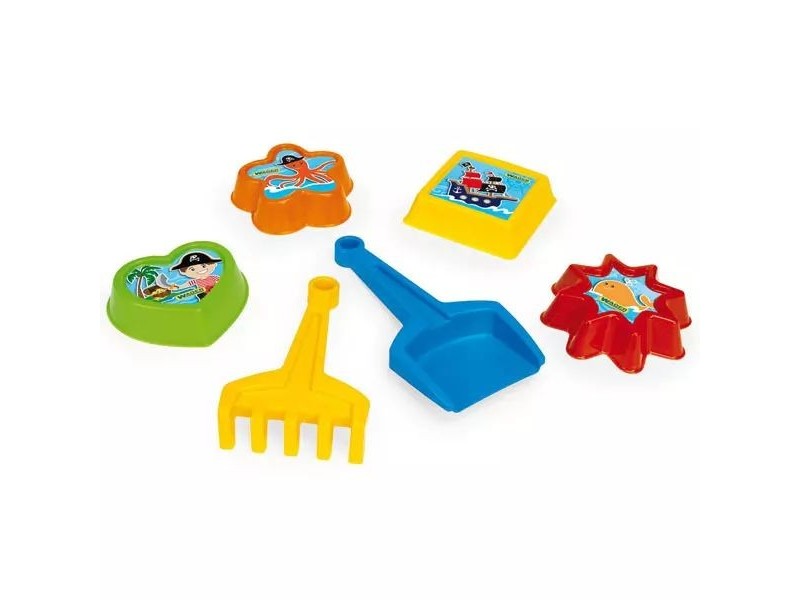 Wader homokozó szett (6 részes) - színes formák