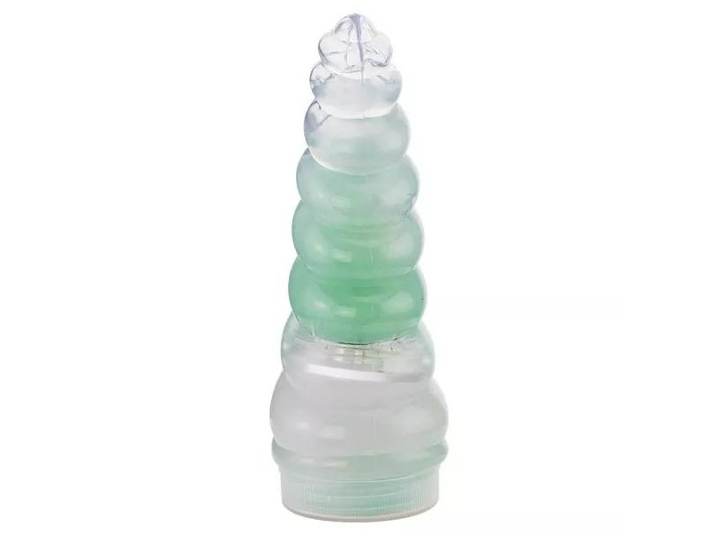 Unikornis szarv világító ragaccsal, 13,5 x 4 cm