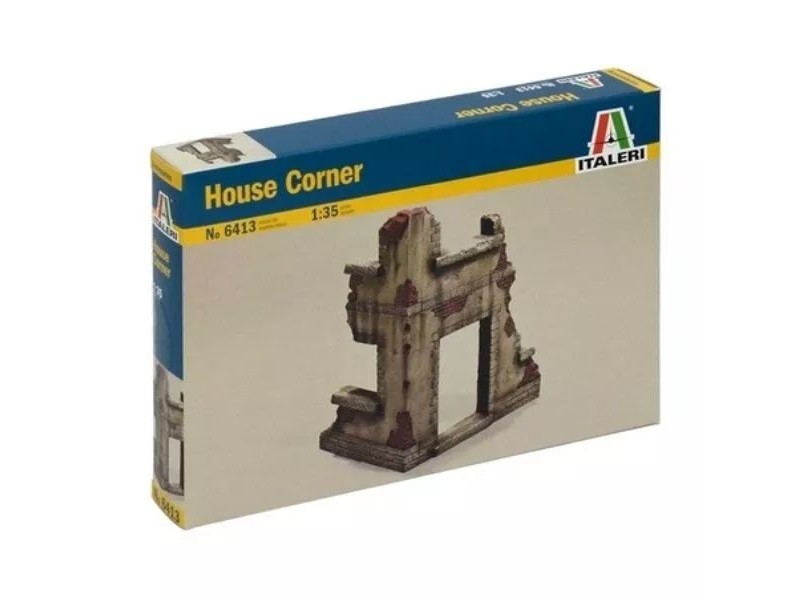Italeri 1:35 épület sarok-rom makett