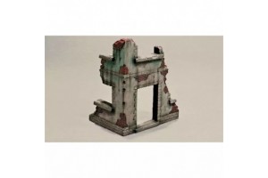 Italeri 1:35 épület sarok-rom makett